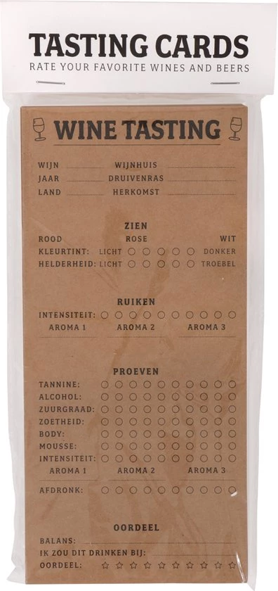 SENZA Wijn En Bier Proef Kaarten 6 SENZA Wijn En Bier Proef Kaarten - Afbeelding 4