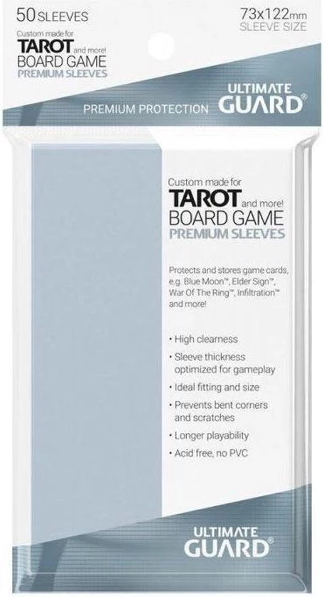 Ultimate Guard Premium Soft Sleeves For Tarot Cards Of Booster Packs (50) 3 Ultimate Guard Premium Soft Sleeves For Tarot Cards Of Booster Packs (50)