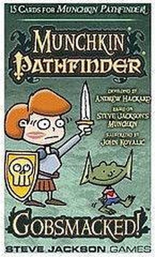 Steve Jackson Games Munchkin Pathfinder Gobsmacked! Booster Pack 4 Steve Jackson Games Munchkin Pathfinder Gobsmacked! Booster Pack - Afbeelding 2