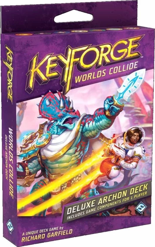 FantasyFlight Fantasy Flight Kaartspel Keyforge - Worlds Collide Deluxe (en) 3 FantasyFlight Fantasy Flight Kaartspel Keyforge - Worlds Collide Deluxe (en)