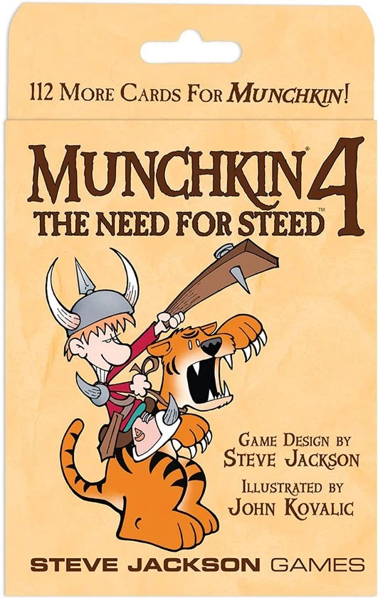 Steve Jackson Munchkin 4 - The Need For Steed - Uitbreiding - Engelstalig Kaartspel 5 Steve Jackson Munchkin 4 - The Need For Steed - Uitbreiding - Engelstalig Kaartspel - Afbeelding 3