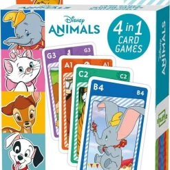 Shuffle Kaartspel 4-in-1 Disney Animals 56 X 87 Mm Karton -Goedkope kaartspellen winkel 539x840 1
