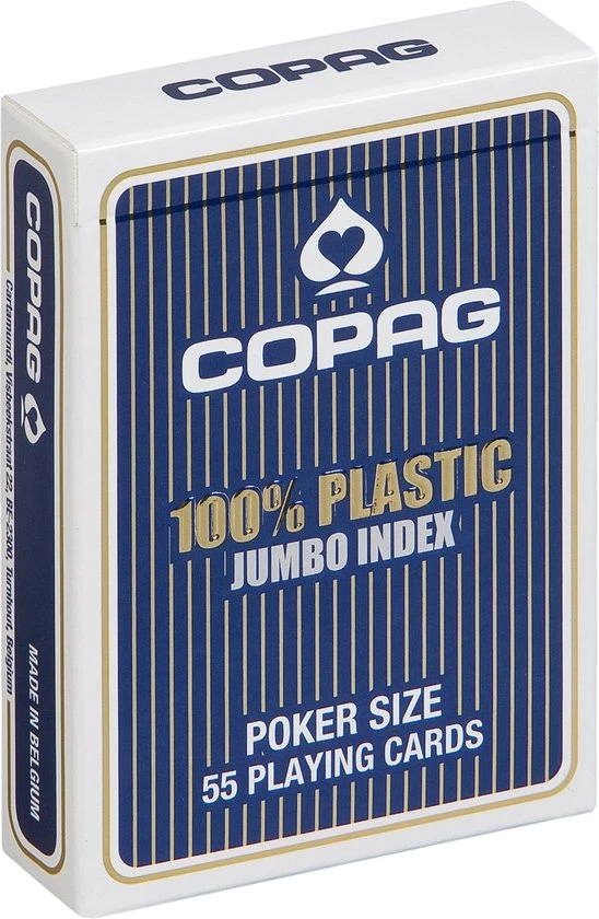 Copag Plastic Pokerkaarten - Jumbo Index - Display 5 Copag Plastic Pokerkaarten - Jumbo Index - Display - Afbeelding 3