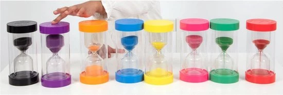 TickiT COLOURBRIGHT SAND TIMER 5 MINUTE BLUE 4 TickiT COLOURBRIGHT SAND TIMER 5 MINUTE BLUE - Afbeelding 2