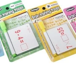 ZaciaToys Educatief Kaartspel - Leerspel - Leren Rekenen - Denksport - Educatieve Kaartspellen - Flashkaart - Geheugenkaart - Flitskaart 4 Stuks - Optellen - Aftrekken - Delen - Vermenigvuldigen