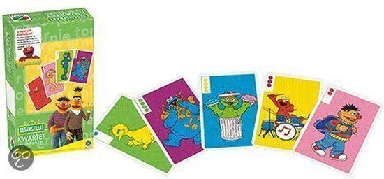 Selecta Spellen Sesamstraat Kwartet 3 Selecta Spellen Sesamstraat Kwartet