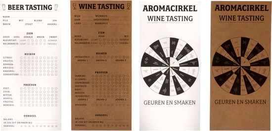 SENZA Wijn En Bier Proef Kaarten 5 SENZA Wijn En Bier Proef Kaarten - Afbeelding 3