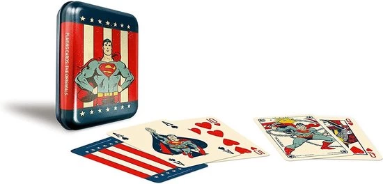 Cartamundi Speelkaarten In Blik Dc Comics Superman 56-delig 3 Cartamundi Speelkaarten In Blik Dc Comics Superman 56-delig