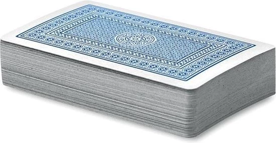 Merkloos Klassieke Speelkaarten | Volwassenen | Pokerkaarten | Blauw | Schoencadeautjes Sinterklaas 5 Merkloos Klassieke Speelkaarten | Volwassenen | Pokerkaarten | Blauw | Schoencadeautjes Sinterklaas - Afbeelding 3