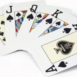 Copag Speelgoed | Kaartspel - Texas Holdem Gold - Jumbo Face - 2 Index - Zwart - Tradi -Goedkope kaartspellen winkel 550x295 3