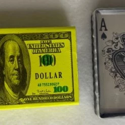 Merkloos Speelkaarten 100 Dollar Karton Gele Doos Pokerkaarten 100 Dollar Karton 100% Plastic Waterdicht 54 Stuks -Goedkope kaartspellen winkel 550x303