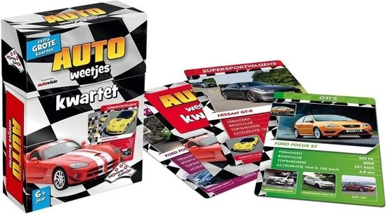 Identity Games Kwartetspel Auto Weetjes (nl) 4 Identity Games Kwartetspel Auto Weetjes (nl) - Afbeelding 2