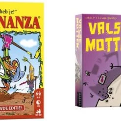 Merkloos Spellenbundel - Kaartspellen - 2 Stuks - Boonanza & Valse Motten