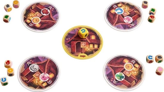 Haba - Haba Spel Links, Rechts, Dobbel Weg! 4 Haba - Haba Spel Links, Rechts, Dobbel Weg! - Afbeelding 2