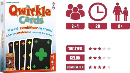 Merkloos Spellenbundel - Kaartspel - 2 Stuks - Skip-Bo & Qwirkle 9 Merkloos Spellenbundel - Kaartspel - 2 Stuks - Skip-Bo & Qwirkle - Afbeelding 7