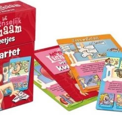 Merkloos Spellenbundel - Kwartet - 3 Stuks - Wildlife Kwartet & Menselijk Lichaam Kwartet & Sport Weetjes Kwartet -Goedkope kaartspellen winkel 550x310 5