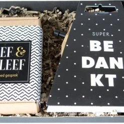 Sammies Giftboxes Brievenbuscadeau Bedankt, Geef & Beleef Vragen Spel, Coffee Brewer Bedankt, Cadeau Voor Vrouw, Cadeau Voor Man