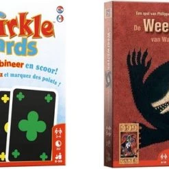 Merkloos Spellenbundel - Kaartspel - 2 Stuks - Qwirkle & De Weerwolven Van Wakkerdam