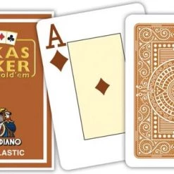 Merkloos Modiano Poker Speelkaarten Bruin 2 Index -Goedkope kaartspellen winkel 550x316 3