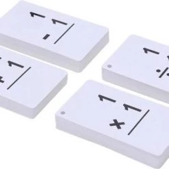 ZaciaToys Educatief Kaartspel - Leerspel - Leren Rekenen - Educatieve Kaartspellen -Flashkaart - Geheugenkaart - Flitskaart Met Ring- 4 Stuks - Optellen - Aftrekken - Delen - Vermenigvuldigen -Goedkope kaartspellen winkel 550x321