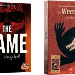 Merkloos Spellenbundel - Kaartspel - 2 Stuks - The Game & De Weerwolven Van Wakkerdam