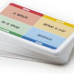 Drama Nerds WIEWATWAARHOE Dramakaartjes Engels Junior -Goedkope kaartspellen winkel 550x347 1