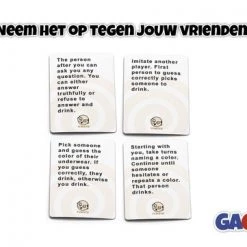 Gagato Drankspel - These Cards Will Get You Drunk & These Cards Will Get You Drunk Too - Inclusief Shot Dispenser Grijs - Inclusief Shotglaasjes - Inclusief Dobbelsteen - Kaartspel - Set Kaarten -Goedkope kaartspellen winkel 550x361 13