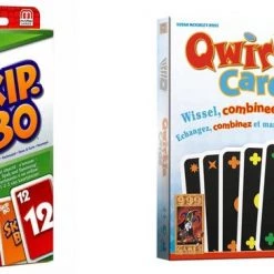 Merkloos Spellenbundel - Kaartspel - 2 Stuks - Skip-Bo & Qwirkle