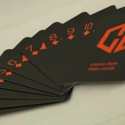 Luxe Poker Kaarten - Poker - 4 X Kaarten - 4 Sets - Cave & Garden - Speel Kaarten - Oranje - Zwart - Kaartspel - Professionele Kaarten - -Goedkope kaartspellen winkel 550x366 30