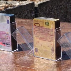 Merkloos Luxe Speelkaarten - 1x 54 Kaarten - Poker - Speelkaarten - Blackjack - Met Bewaardoos - Glitter - Goud -Goedkope kaartspellen winkel 550x366 4