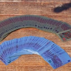 Merkloos Luxe Speelkaarten - 1x 54 Kaarten - Poker - Speelkaarten - Blackjack - Met Bewaardoos - Glitter - Goud -Goedkope kaartspellen winkel 550x366 5