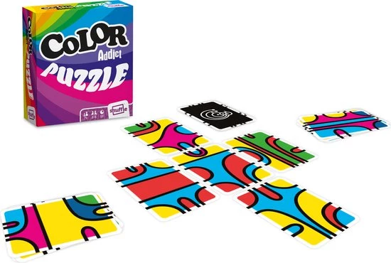 Cartamundi Shuffle - Color Addict Puzzle - Kaartspel - Familiespel - Legpuzzel 4 Cartamundi Shuffle - Color Addict Puzzle - Kaartspel - Familiespel - Legpuzzel - Afbeelding 2