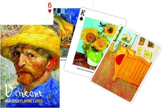 Piatnik Vincent Van Gogh Speelkaarten - Single Deck 3 Piatnik Vincent Van Gogh Speelkaarten - Single Deck