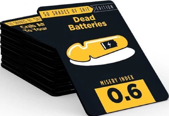 Goliath Shit Happens 50 Shades Of Shit 18+ - Engelstalig Kaartspel - Partyspel - Rangschik Ongewenste Situaties! 6 Goliath Shit Happens 50 Shades Of Shit 18+ - Engelstalig Kaartspel - Partyspel - Rangschik Ongewenste Situaties! - Afbeelding 4