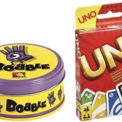 Mattel Games Spelvoordeelset Dobble Classic - Kaartspel & Uno - Kaartspel