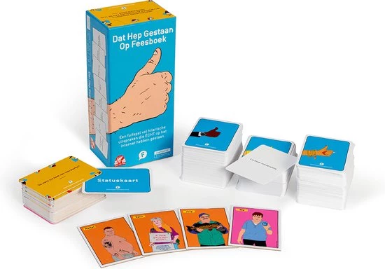 Kuna Una Tuna Games BASISSPEL + 3 UITBREIDINGEN | DAT HEP GESTAAN OP FEESBOEK - Kaartspel + ALLE UITBREIDINGEN 3 Kuna Una Tuna Games BASISSPEL + 3 UITBREIDINGEN | DAT HEP GESTAAN OP FEESBOEK - Kaartspel + ALLE UITBREIDINGEN - Afbeelding 2