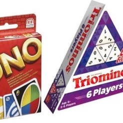 Goliath Spelvoordeelset Uno - Kaartspel & Triominos 6 Player