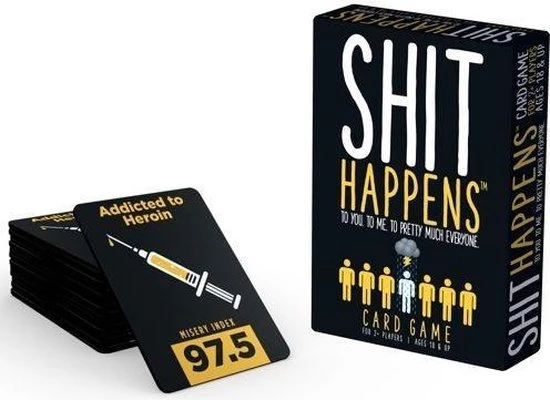 Goliath Shit Happens 18+ - Engelstalig Kaartspel - Partyspel 7 Goliath Shit Happens 18+ - Engelstalig Kaartspel - Partyspel - Afbeelding 5