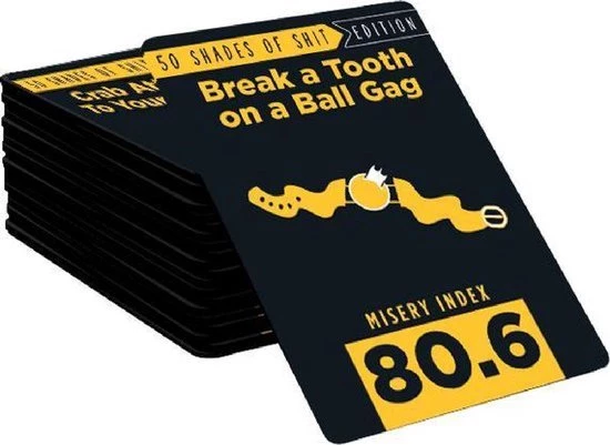 Goliath Shit Happens 50 Shades Of Shit 18+ - Engelstalig Kaartspel - Partyspel - Rangschik Ongewenste Situaties! 8 Goliath Shit Happens 50 Shades Of Shit 18+ - Engelstalig Kaartspel - Partyspel - Rangschik Ongewenste Situaties! - Afbeelding 6