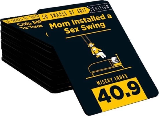 Goliath Shit Happens 50 Shades Of Shit 18+ - Engelstalig Kaartspel - Partyspel - Rangschik Ongewenste Situaties! 9 Goliath Shit Happens 50 Shades Of Shit 18+ - Engelstalig Kaartspel - Partyspel - Rangschik Ongewenste Situaties! - Afbeelding 7