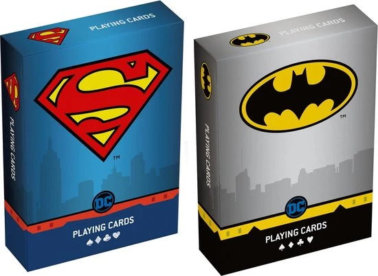 Cartamundi Batman - Superman - Speelkaarten Duopack 3 Cartamundi Batman - Superman - Speelkaarten Duopack