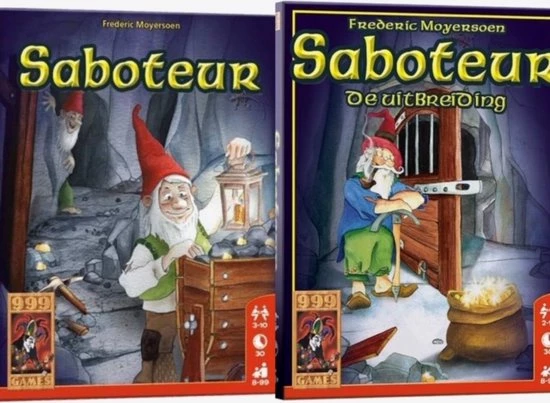 Saboteur + Saboteur De Uitbreiding - 999 Games 3 Saboteur + Saboteur De Uitbreiding - 999 Games