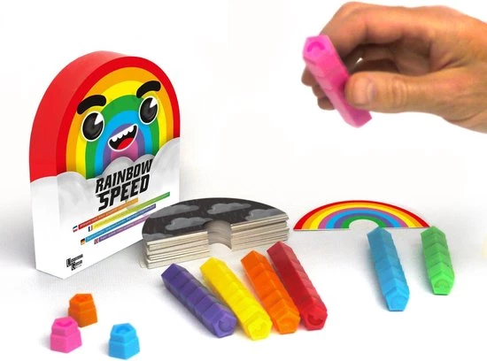University Games - University Games Gezelschapsspel Rainbow Speed 6 University Games - University Games Gezelschapsspel Rainbow Speed - Afbeelding 4