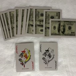 Merkloos Speelkaarten 100 Dollar Karton Gele Doos Pokerkaarten 100 Dollar Karton 100% Plastic Waterdicht 54 Stuks -Goedkope kaartspellen winkel 550x412 3