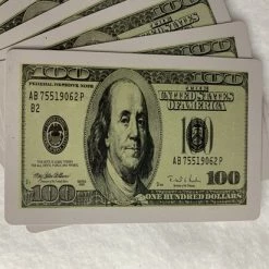 Merkloos Speelkaarten 100 Dollar Karton Gele Doos Pokerkaarten 100 Dollar Karton 100% Plastic Waterdicht 54 Stuks -Goedkope kaartspellen winkel 550x412 5