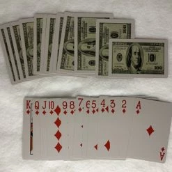 Merkloos Speelkaarten 100 Dollar Karton Gele Doos Pokerkaarten 100 Dollar Karton 100% Plastic Waterdicht 54 Stuks -Goedkope kaartspellen winkel 550x412 6