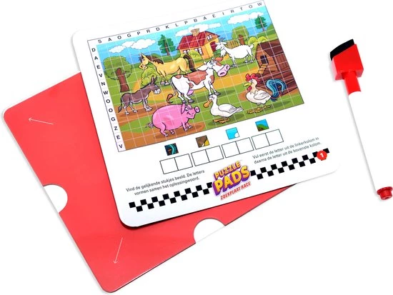 Fuel4Fun PuzzlePads - Zoekplaat Race - Bordspel 10 Fuel4Fun PuzzlePads - Zoekplaat Race - Bordspel - Afbeelding 8