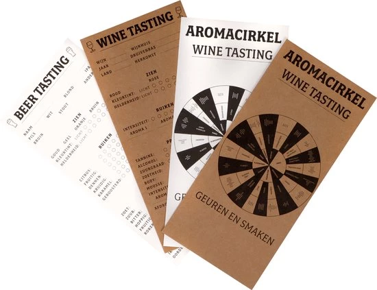 SENZA Wijn En Bier Proef Kaarten 4 SENZA Wijn En Bier Proef Kaarten - Afbeelding 2