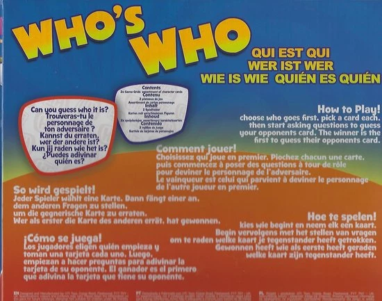 Hti Toys Wie Is Wie Familiespel 2 Tot 4 Spelers 4 Hti Toys Wie Is Wie Familiespel 2 Tot 4 Spelers - Afbeelding 2