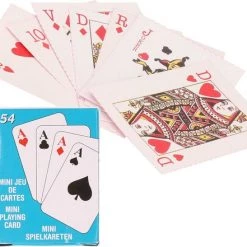 Merkloos 2x Pakjes Mini Basic Speelkaarten 5.5 X 4 Cm In Doosje Van Karton - Handig Formaatje Kleine Kaartspelletjes 6 Merkloos 2x Pakjes Mini Basic Speelkaarten 5.5 X 4 Cm In Doosje Van Karton - Handig Formaatje Kleine Kaartspelletjes -Goedkope kaartspellen winkel 550x441